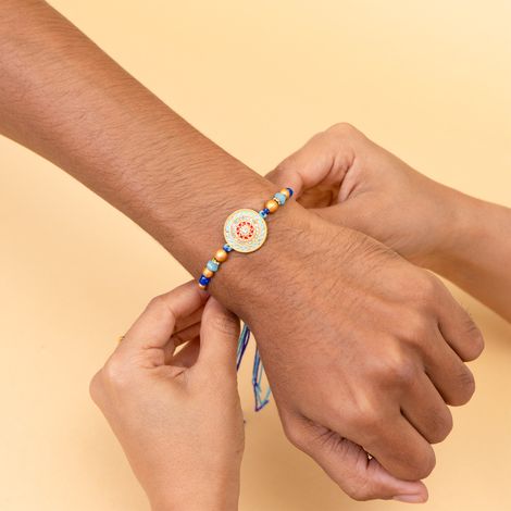 Abstract Single Rakhi (Avyaan Rakhi) Set of 1