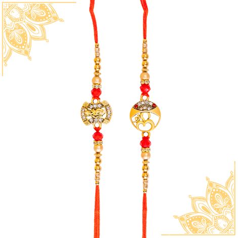Religious Rakhi Set (Shree Rakhi) Pack of 2