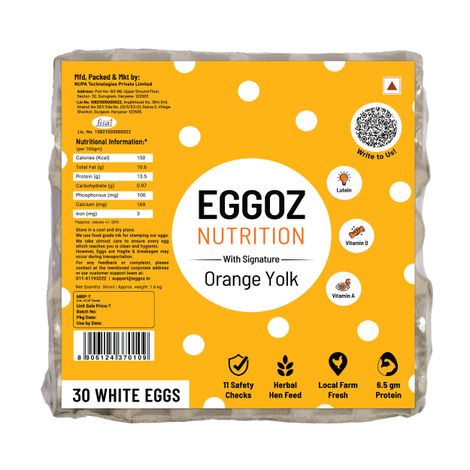Eggoz Protein Rich Farm Fresh White Eggs