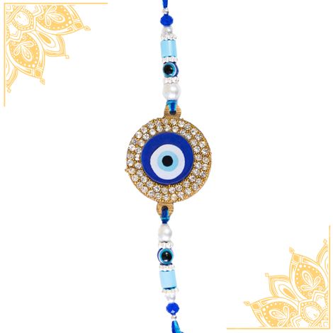 Evil Eye Single Rakhi (Shree Rakhi) Set of 1