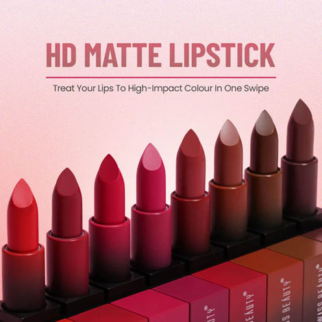 Swiss Beauty HD Matte Lipstick - 18 Coffee