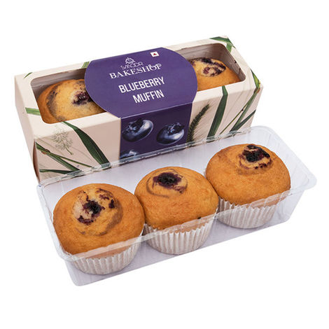 Smoor Bakeshop Blueberry Muffins