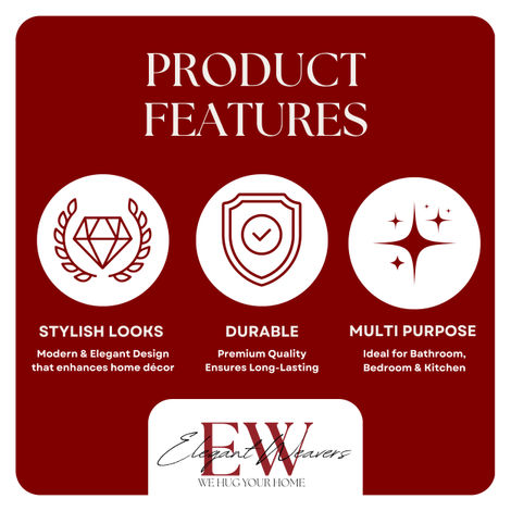 Elegant Weavers Furry Door Mat - Brown