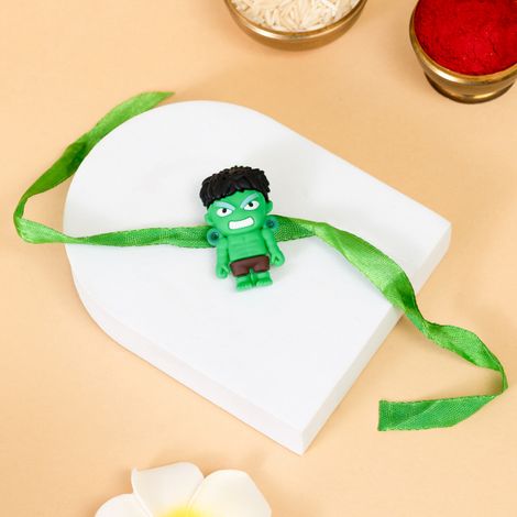 Kids Hulk Playful Cartoon Rakhi (BANDHAN)