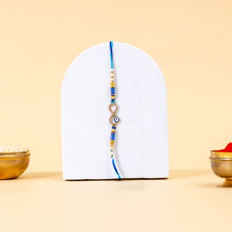 Evil Eye With Infinity Design Rakhi (BANDHAN)