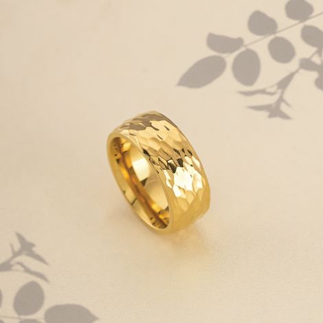Palmonas Textured Chunky Band Ring