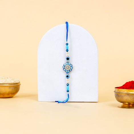 Evil Eye Single Chakra Rakhi (Avyaan Rakhi) Set of 1