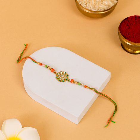 Abstract Single Rakhi (Shree Rakhi) Set of 1