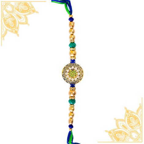 Abstract Single Rakhi (Shree Rakhi) Set of 1
