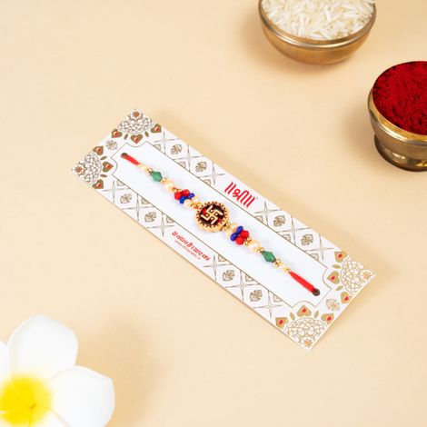 Religious Single Swastik Dori (Shree Rakhi) Set of 1