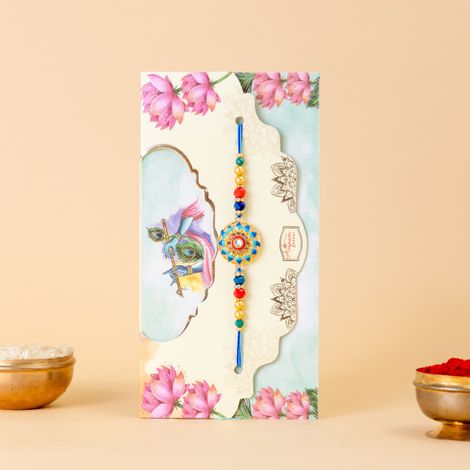 Abstract Single Rakhi (Avyaan Rakhi) Set of 1