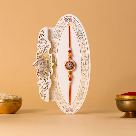 Abstract Single Religious Rakhi (Avyaan Rakhi) Set of 1