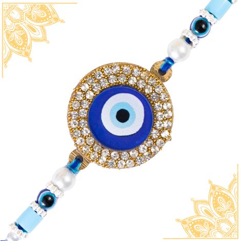 Evil Eye Single Rakhi (Shree Rakhi) Set of 1