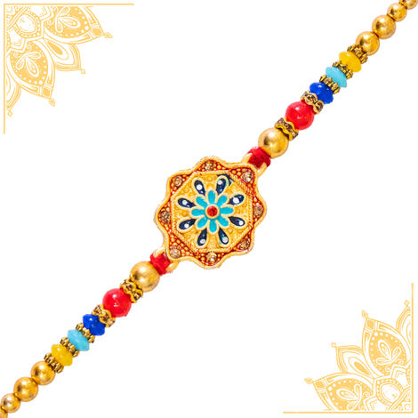 Meenakari Designer Rakhi (BANDHAN)