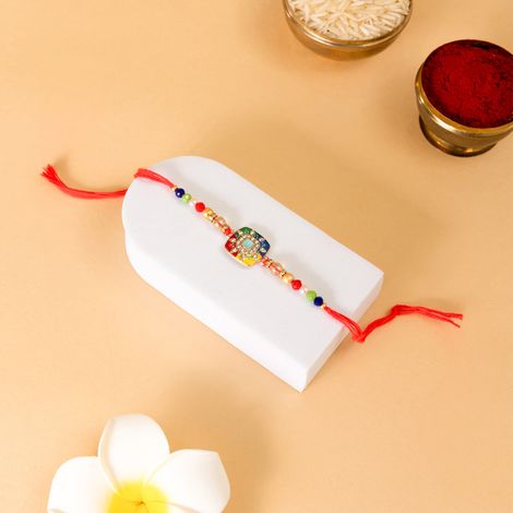 Abstract Single Rakhi (Avyaan Rakhi) Set of 1