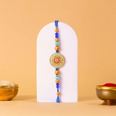 Abstract Single Rakhi (Avyaan Rakhi) Set of 1