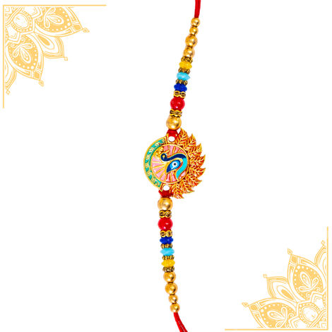 Peacock Evil Eye Designer Rakhi (BANDHAN)