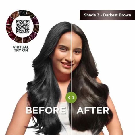 Garnier Color Naturals Long-Lasting Creme Hair Color | Darkest Brown - Shade 3