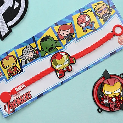 Kids Iron Man Band Rakhi (Official Marvel Kids Rakhi) Set of 1