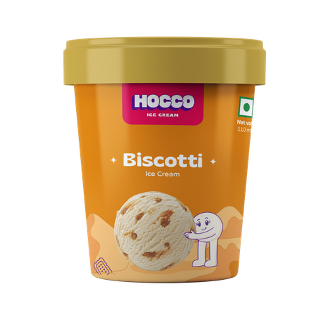 Hocco Biscotti Jumbo Ice Cream Cup Combo