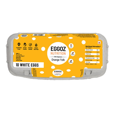 Eggoz Protein Rich Farm Fresh White Eggs