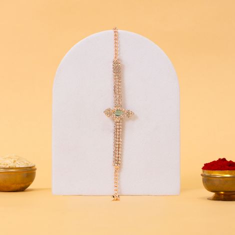 American Diamond Designer Bracelet Latest Rakhi (BANDHAN)