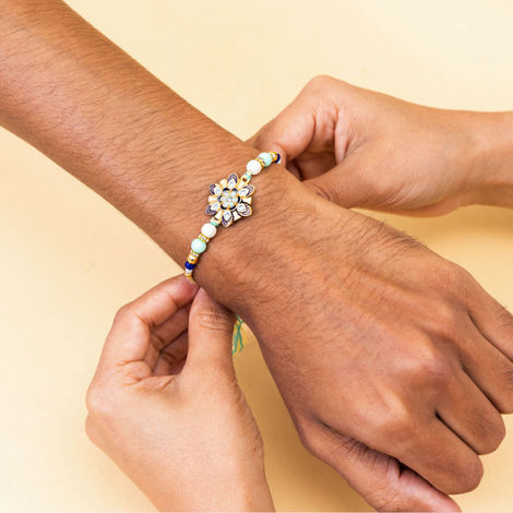 Abstract Single Rakhi (Avyaan Rakhi) Set of 1