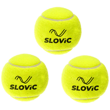 Slovic Cricket Ball Pack of 3 for Gully Match Practice & Outdoor Play