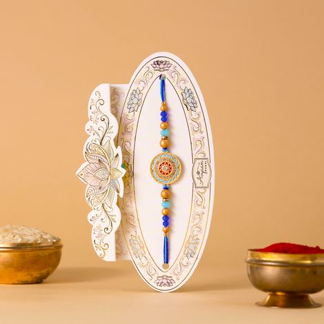 Abstract Single Rakhi (Avyaan Rakhi) Set of 1