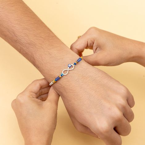 Evil Eye With Infinity Design Rakhi (BANDHAN)