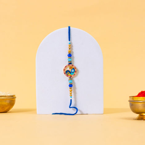 Evil Eye Peacock Designer Rakhi (BANDHAN)