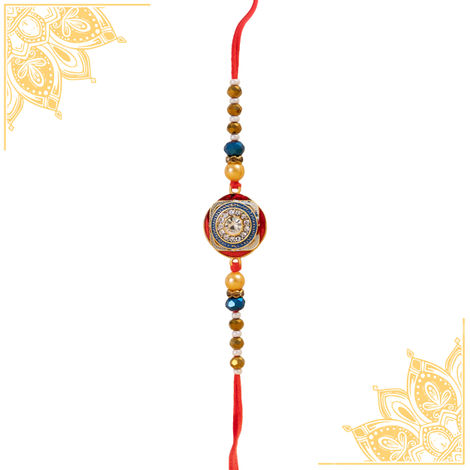 Abstract Single Rakhi (Shree Rakhi) Set of 1