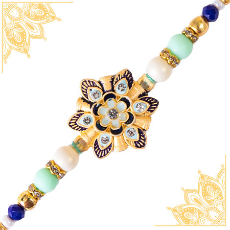 Abstract Single Rakhi (Avyaan Rakhi) Set of 1