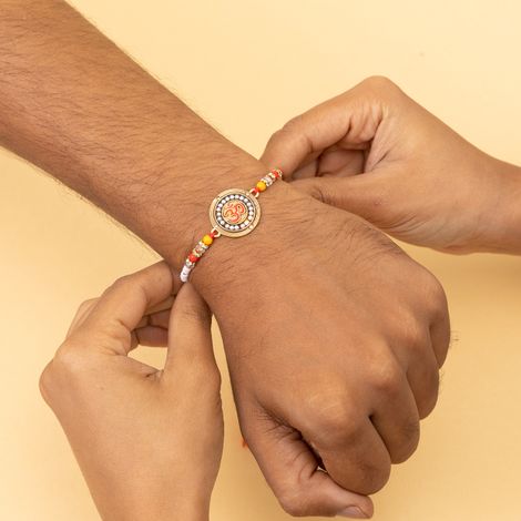 Meenakari Designer Rakhi From Meenakari Collection (BANDHAN)