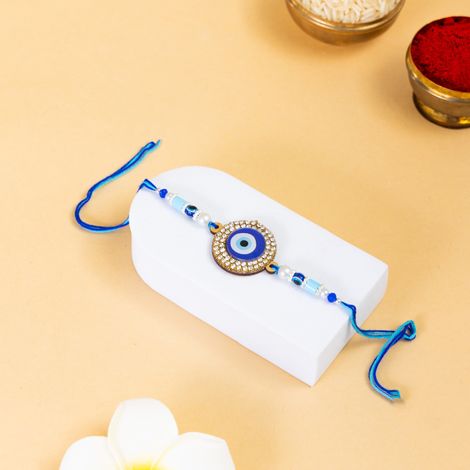 Evil Eye Single Rakhi (Shree Rakhi) Set of 1