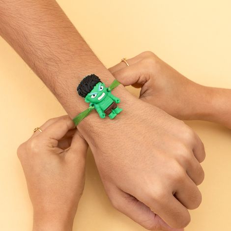 Kids Hulk Playful Cartoon Rakhi (BANDHAN)