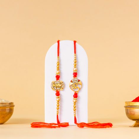 Religious Rakhi Set (Shree Rakhi) Pack of 2