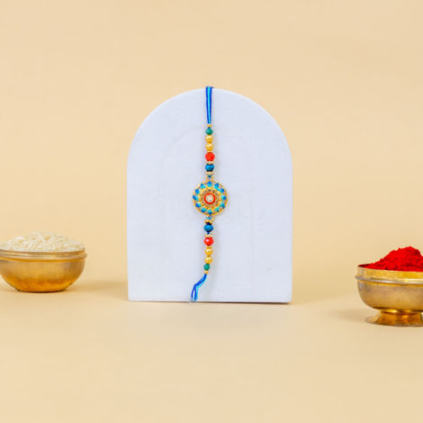 Abstract Single Rakhi (Avyaan Rakhi) Set of 1