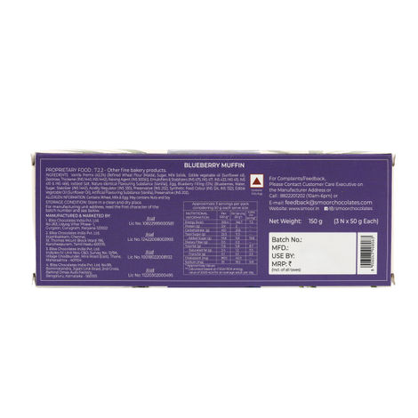 Smoor Bakeshop Blueberry Muffins