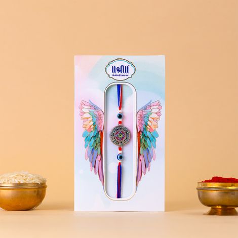 Abstract Single Rakhi (Shree Rakhi) Set of 1