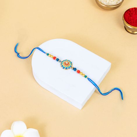 Abstract Single Rakhi (Avyaan Rakhi) Set of 1