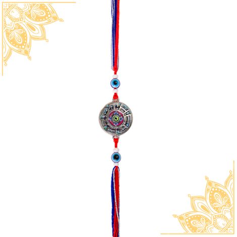 Abstract Single Rakhi (Shree Rakhi) Set of 1
