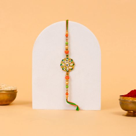 Abstract Single Rakhi (Shree Rakhi) Set of 1