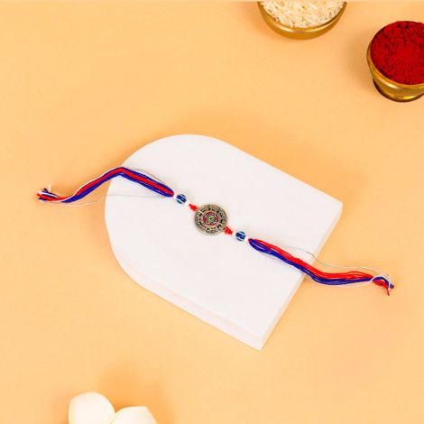 Abstract Single Rakhi (Shree Rakhi) Set of 1