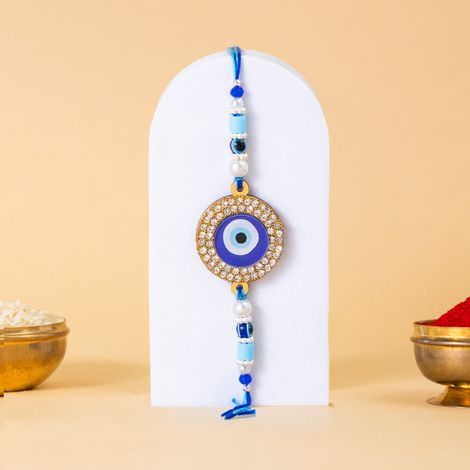 Evil Eye Single Rakhi (Shree Rakhi) Set of 1