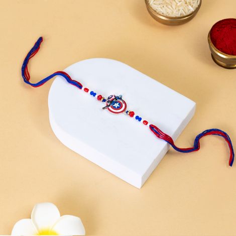 Kids Official Marvel Captain America Rakhi (Marvel) Set of 1