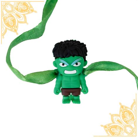 Kids Hulk Playful Cartoon Rakhi (BANDHAN)