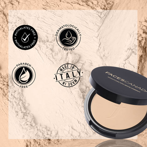 Faces Canada Compact Powder - Sand | Vitamin-E Enriched