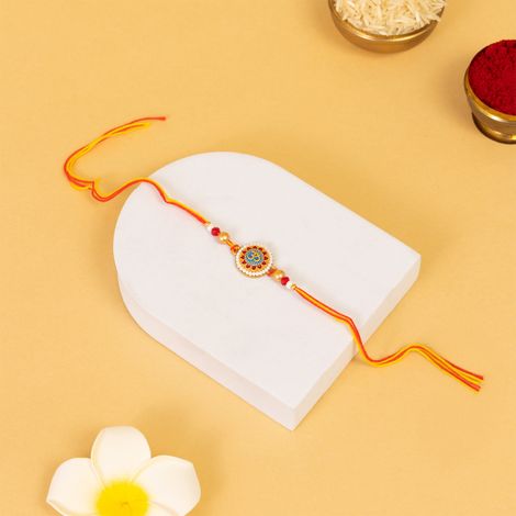 Abstract Single Religious Rakhi (Avyaan Rakhi) Set of 1