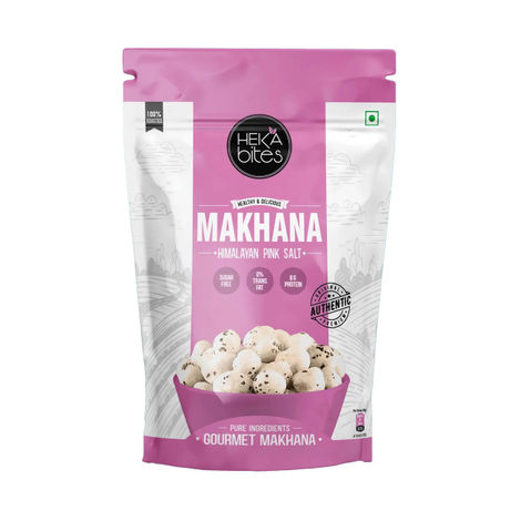 Heka Bites Roasted Makhana Himalayan Pink Salt